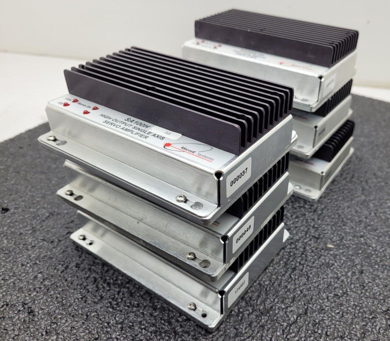 Lot of  6 MicroE Systems SA100H SA200LC Servo Amplifier 1-20kHz
