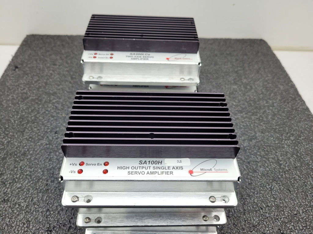Lot of  6 MicroE Systems SA100H SA200LC Servo Amplifier 1-20kHz