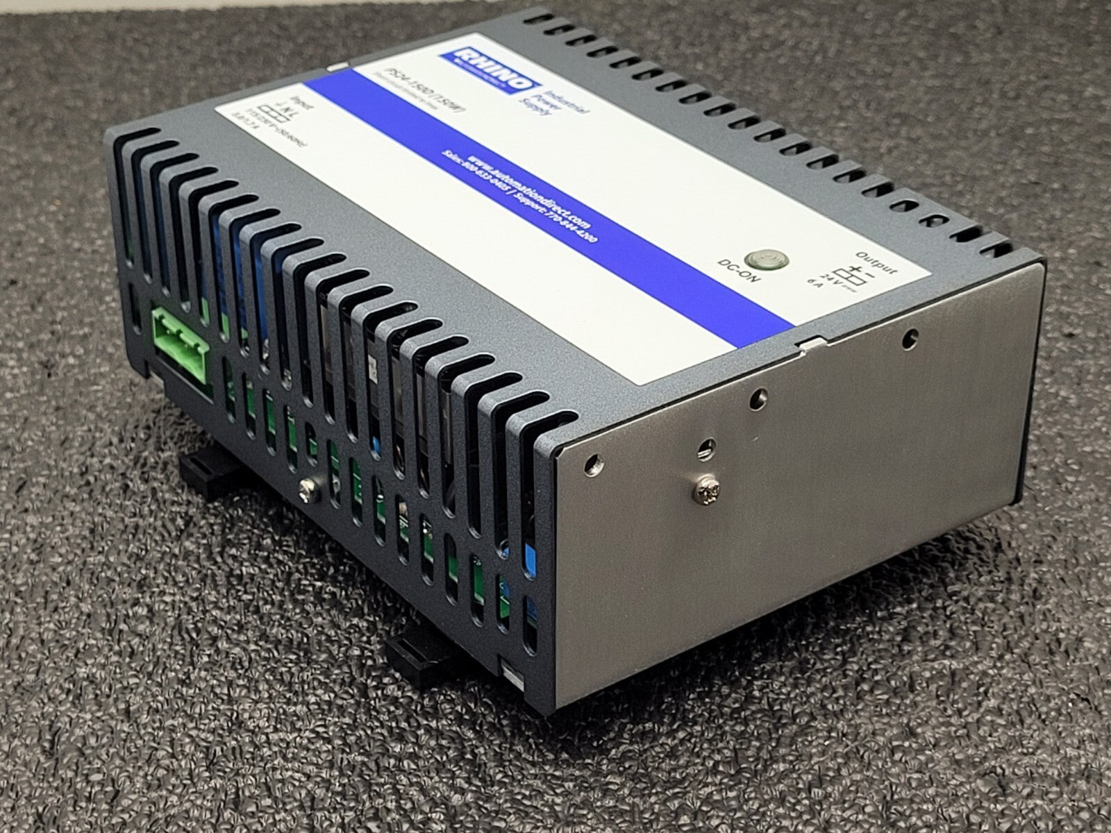 Automation Direct PS24-150D Rhino Switching Power Supply 150W 24VDC 6A