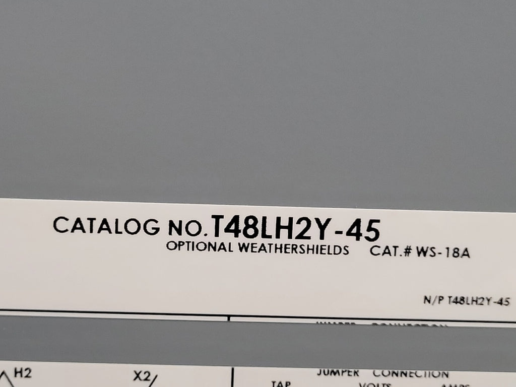 Federal Pacific 480V P 208Y/120 S 3PH Step Down T48LH2Y-45 Transformer 45KVA