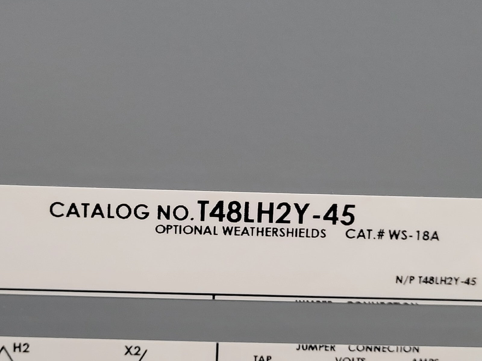 Federal Pacific 480V P 208Y/120 S 3PH Step Down T48LH2Y-45 Transformer 45KVA