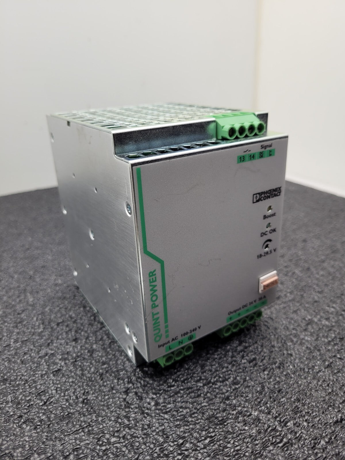 Phoenix Contact QUINT-PS/1AC/24DC/20 Power Supply 24VDC 20A 120V Input Din Rail