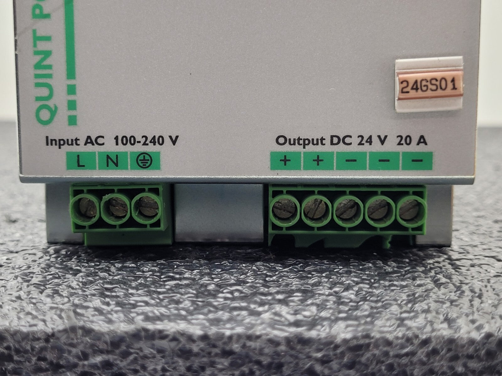 Phoenix Contact QUINT-PS/1AC/24DC/20 Power Supply 24VDC 20A 120V Input Din Rail