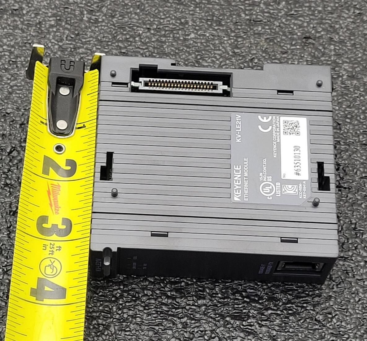 Keyence Ethernet Unit module KV-LE21V PLC Japan