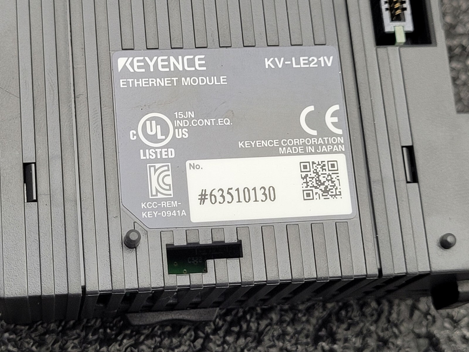 Keyence Ethernet Unit module KV-LE21V PLC Japan