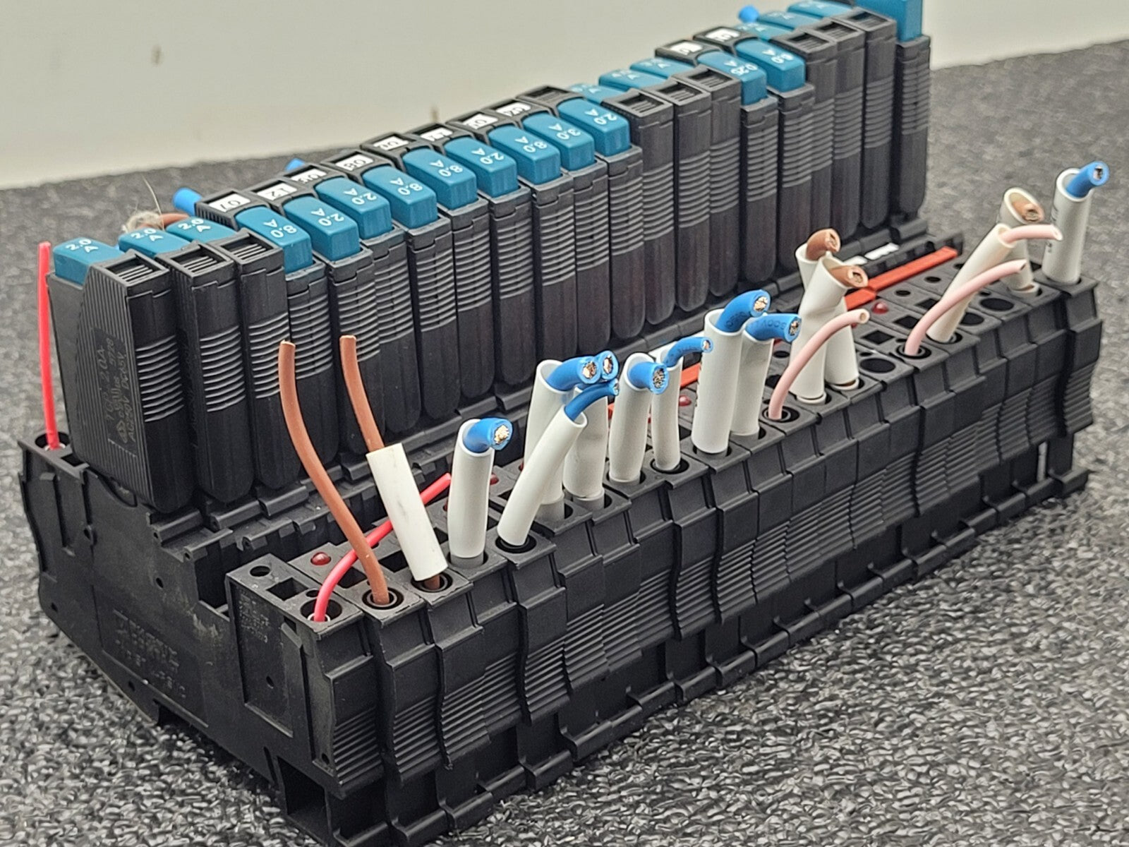 Lot of 21 PHOENIX CONTACT #ST4-FSI/C FUSE HOLDER TERMINAL BLOCKS D149E TCP Fuses