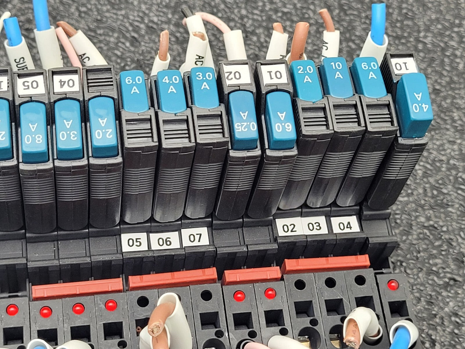 Lot of 21 PHOENIX CONTACT #ST4-FSI/C FUSE HOLDER TERMINAL BLOCKS D149E TCP Fuses