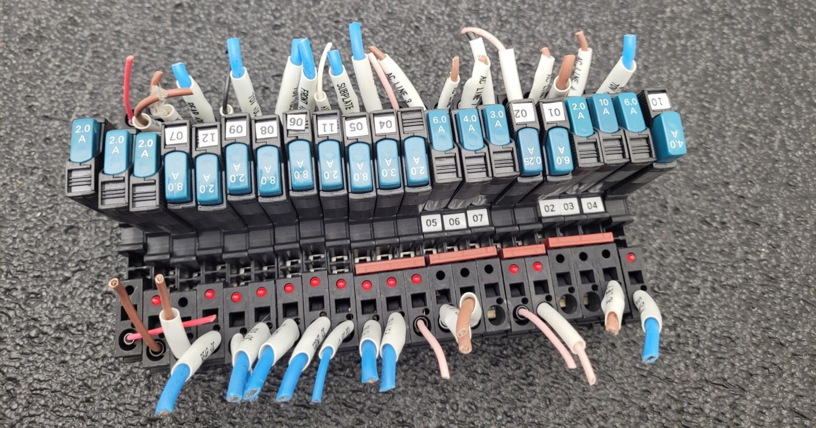 Lot of 21 PHOENIX CONTACT #ST4-FSI/C FUSE HOLDER TERMINAL BLOCKS D149E TCP Fuses