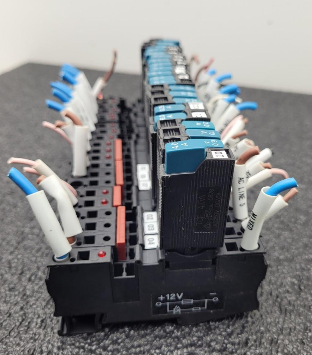 Lot of 21 PHOENIX CONTACT #ST4-FSI/C FUSE HOLDER TERMINAL BLOCKS D149E TCP Fuses