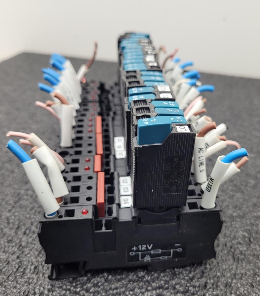 Lot of 21 PHOENIX CONTACT #ST4-FSI/C FUSE HOLDER TERMINAL BLOCKS D149E TCP Fuses