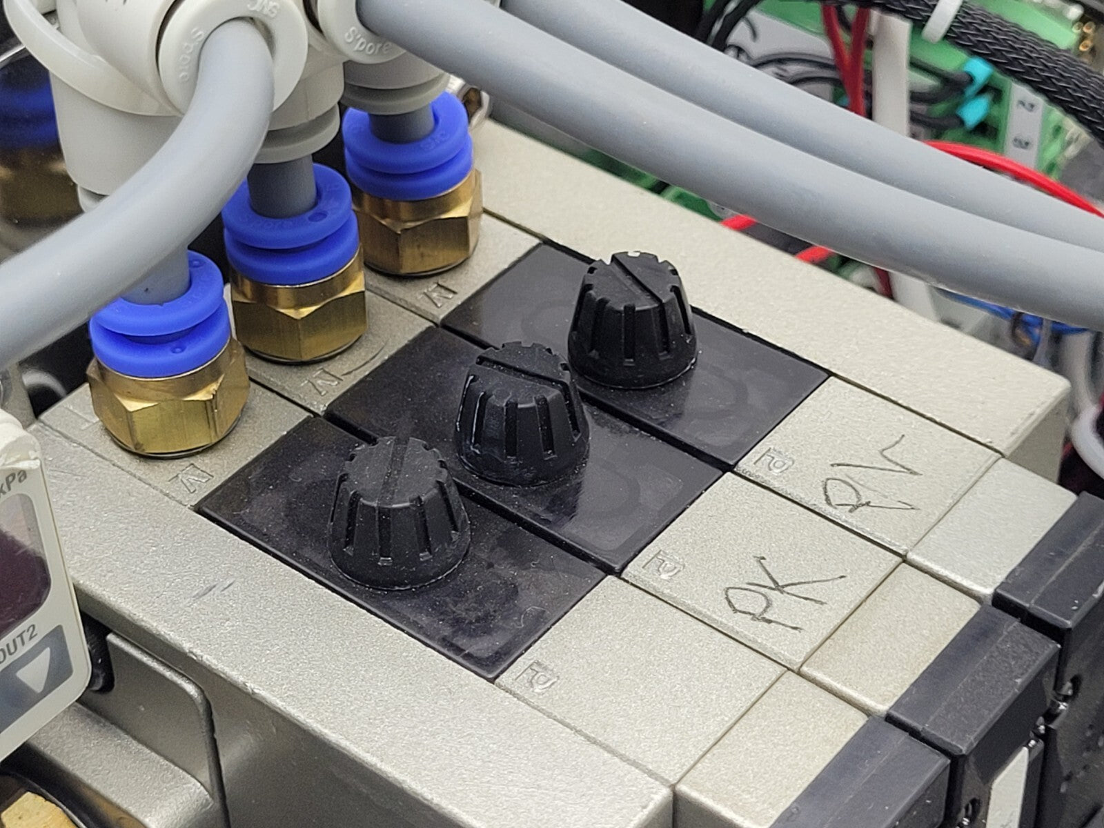 Interface SMC Pressure Switch Pneumatic Valve Block ZSE40A-01-T ZSE40-01-22L