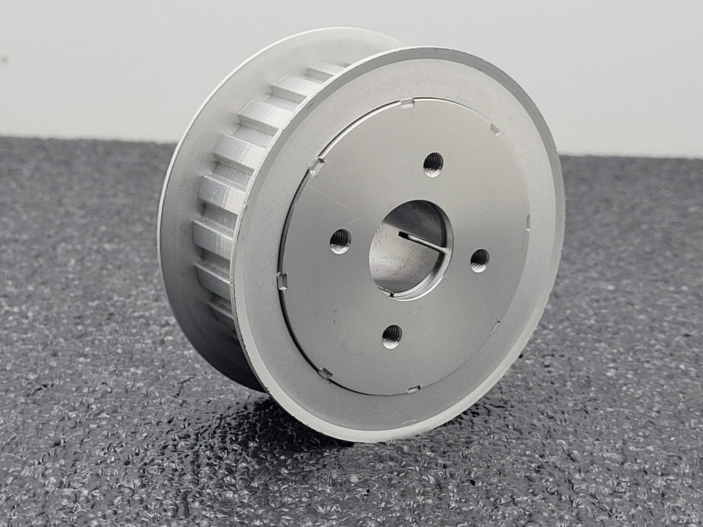 Misumi Aluminum Timing Belt Pulley 3/4" Inch Bore 21 Tooth 32mm wide 66mm D