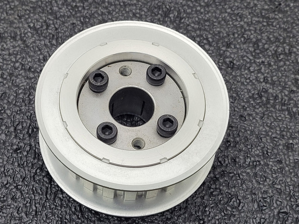 Misumi Aluminum Timing Belt Pulley 3/4" Inch Bore 21 Tooth 32mm wide 66mm D