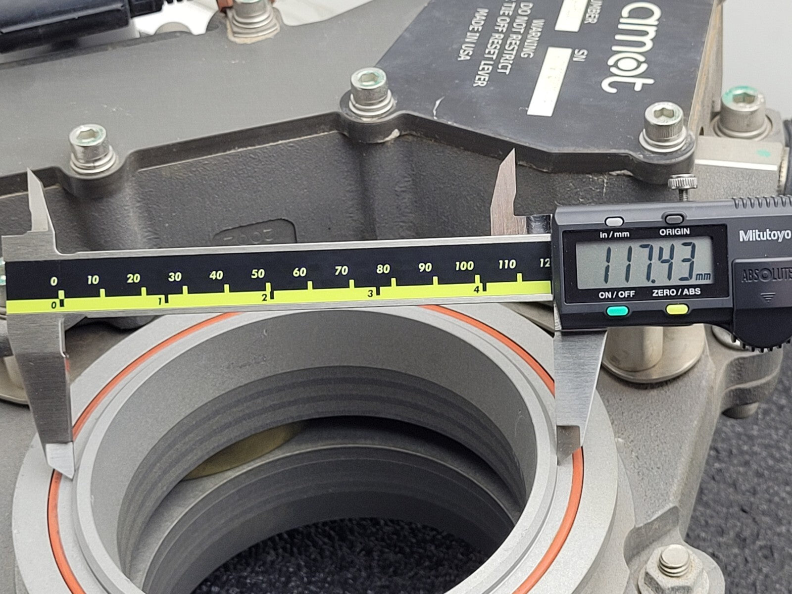 Amot RIGSAVER SGE Valve 7002472A-RZ0 4" 7002 Swing Gate Air Shut Off Valve QSK50