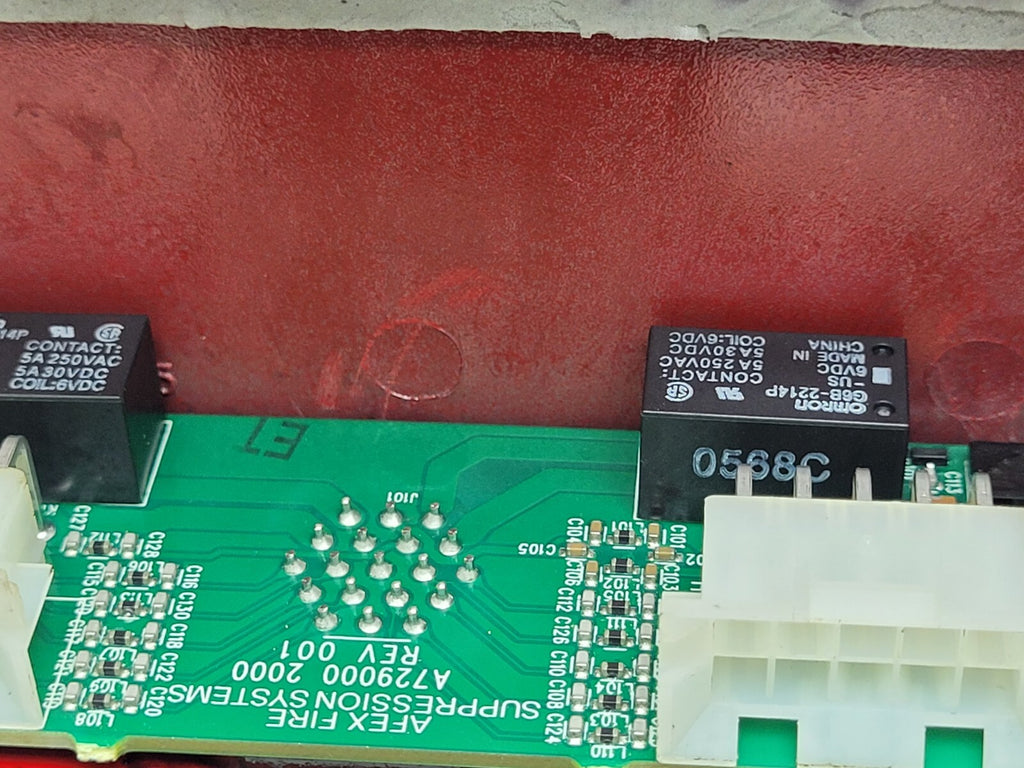 AFEX  Fire Suppression Systems Control Unit Panel A729000 Good Battery