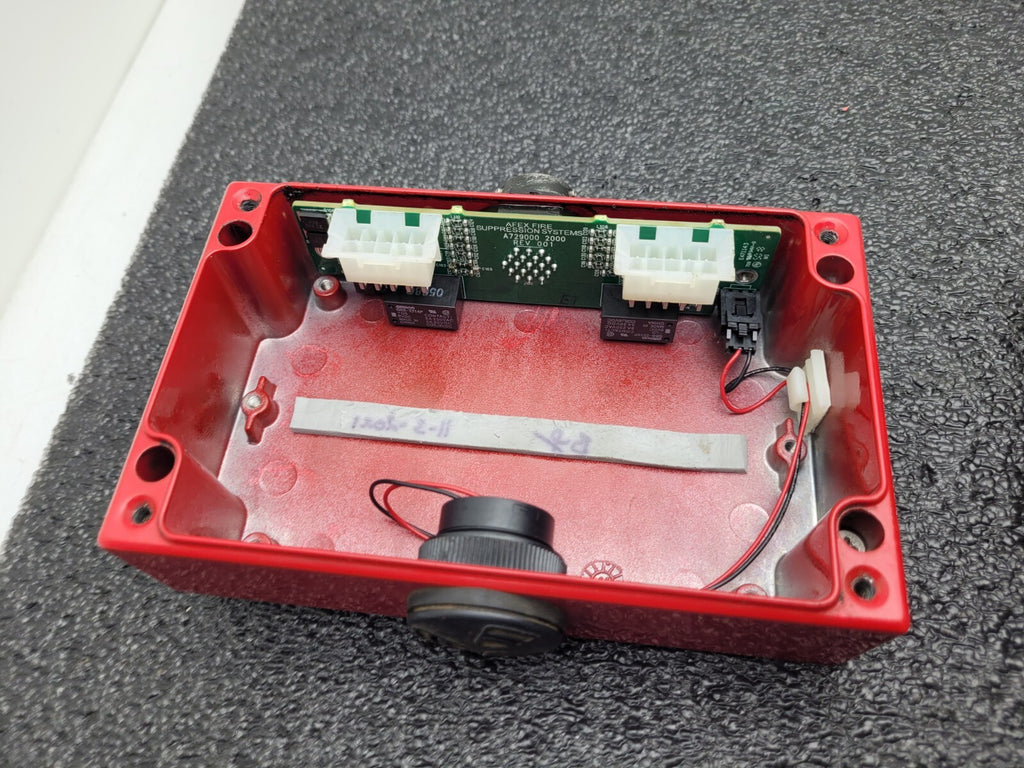 AFEX  Fire Suppression Systems Control Unit Panel A729000 Good Battery