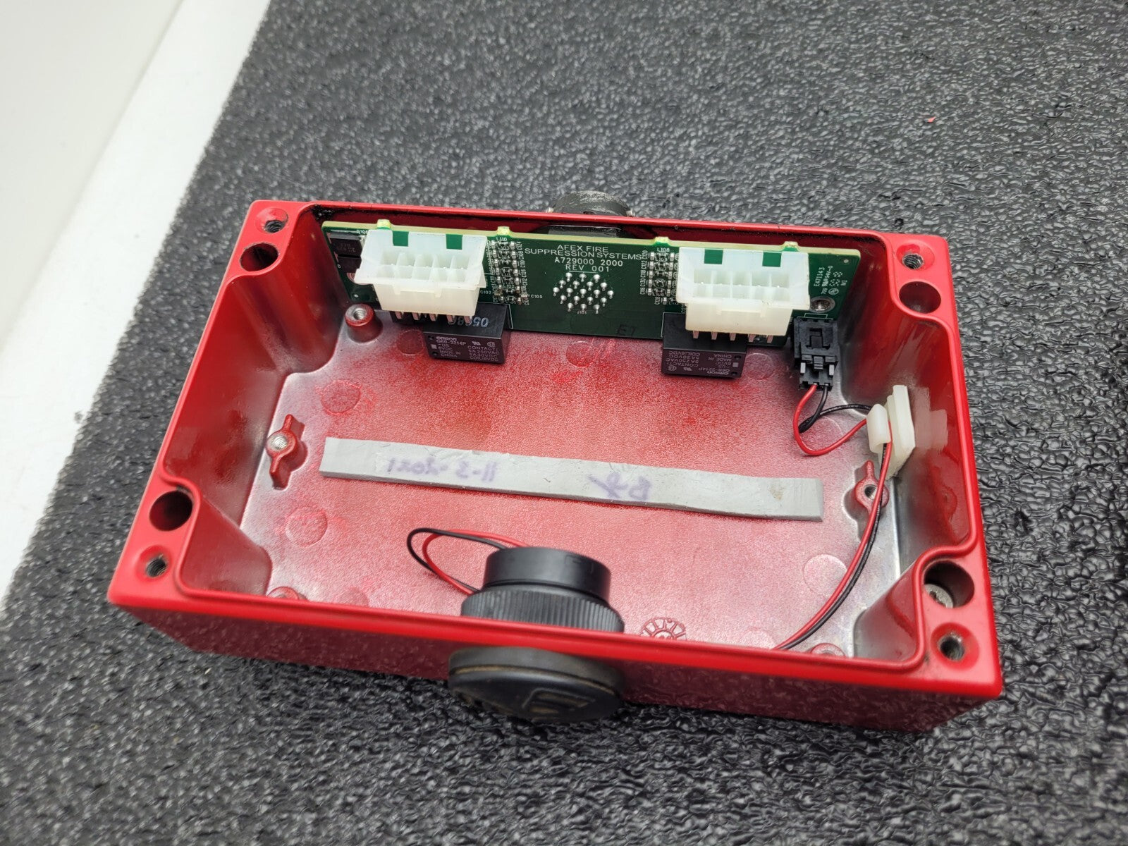 AFEX  Fire Suppression Systems Control Unit Panel A729000 Good Battery