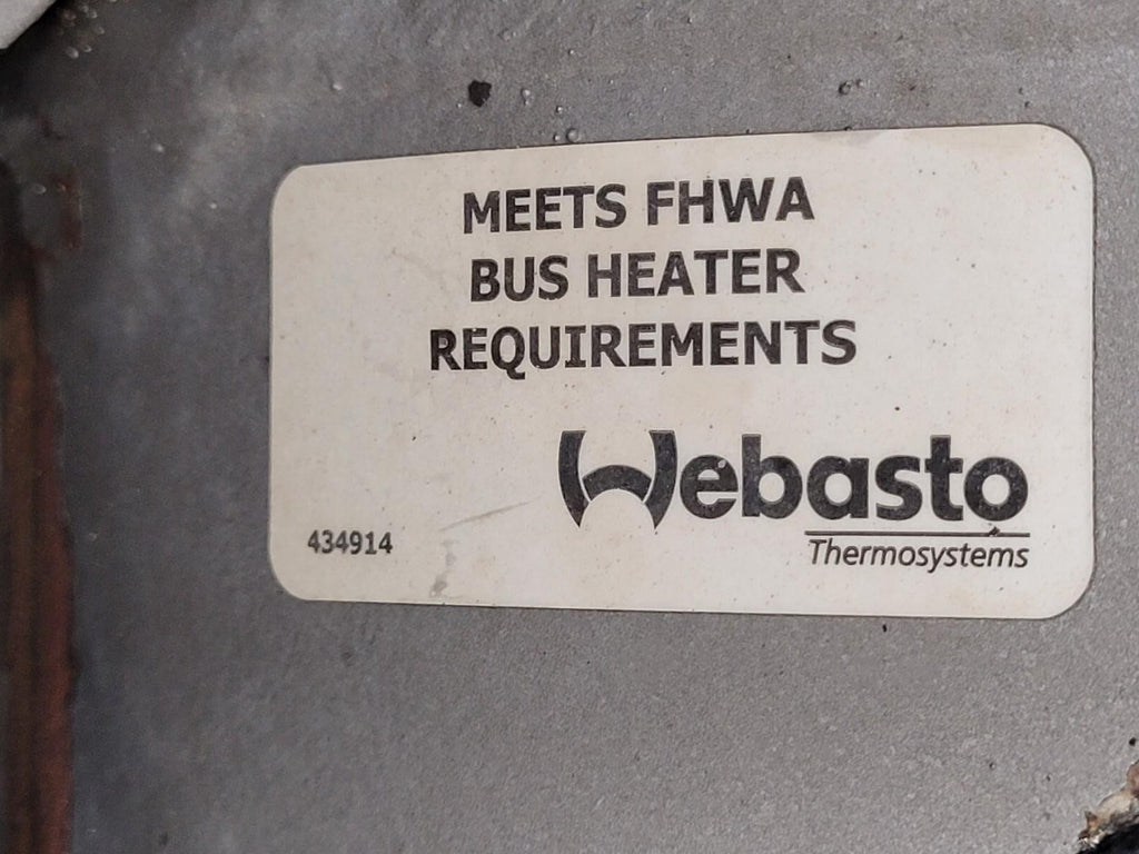 Webasto Spheros Arctic Fox DBW 300 Diesel Heater 30kW 12 Volt 100W W/ Cover B6A