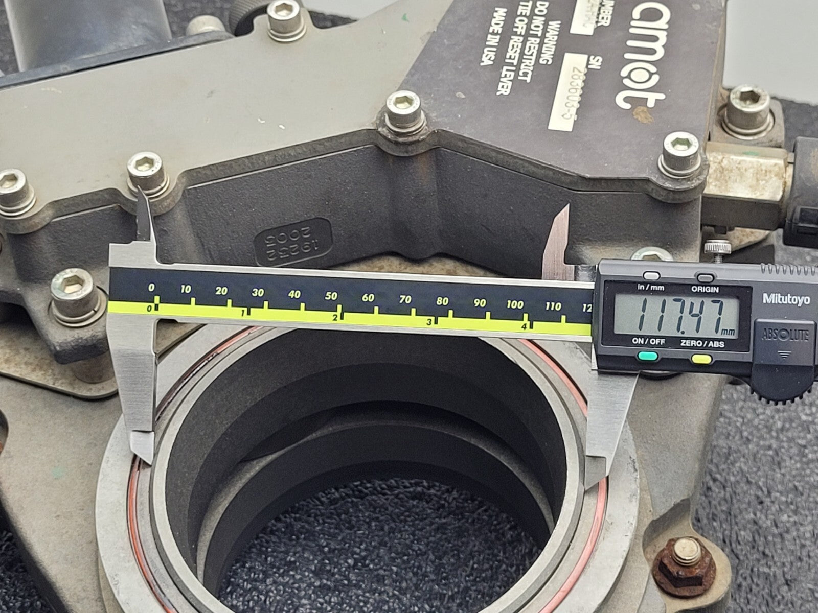 Amot RIGSAVER SGE Valve 7002472A-HAC 4" 7002 Swing Gate Air Shut Off Valve QSK50