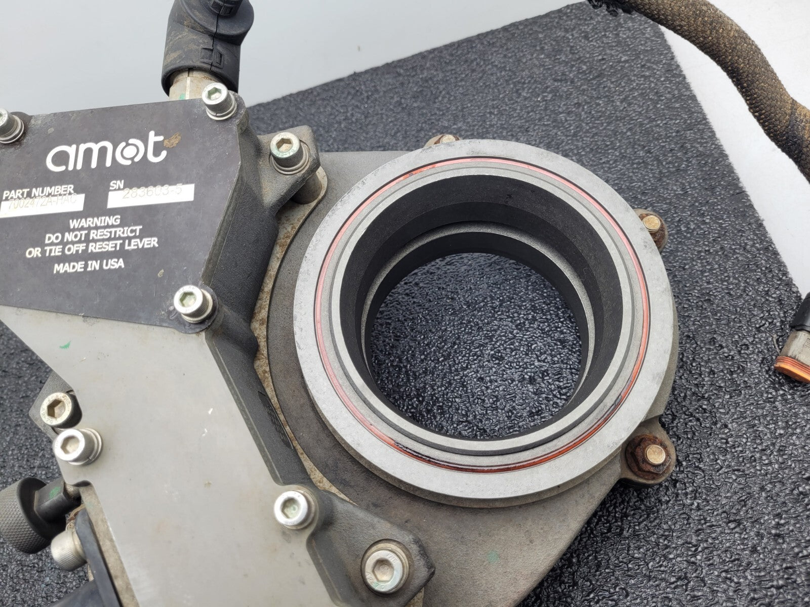 Amot RIGSAVER SGE Valve 7002472A-HAC 4" 7002 Swing Gate Air Shut Off Valve QSK50