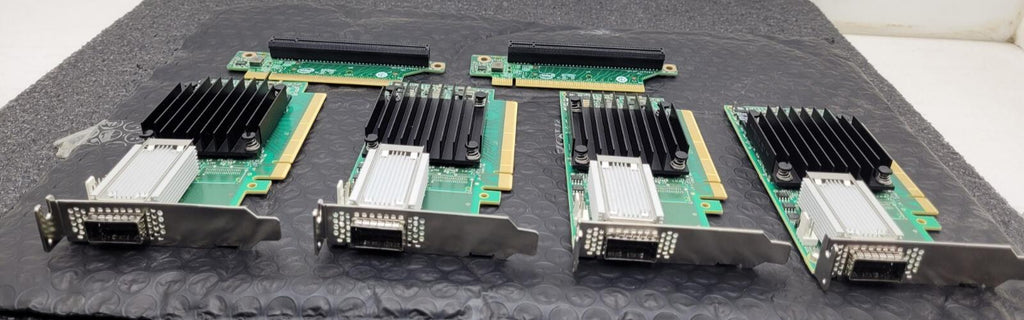Lot of 4 Mellanox  MCX455A-ECAT  ConnectX-4 VPI EDR IB 100GbE 1-Port QSFP28