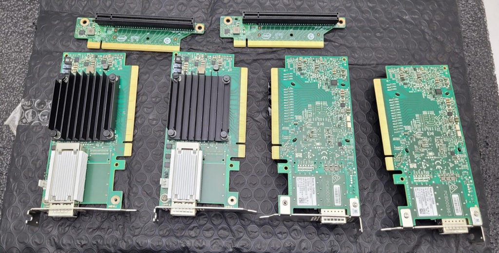 Lot of 4 Mellanox  MCX455A-ECAT  ConnectX-4 VPI EDR IB 100GbE 1-Port QSFP28