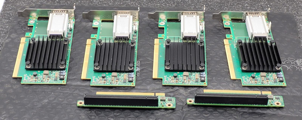 Lot of 4 Mellanox  MCX455A-ECAT  ConnectX-4 VPI EDR IB 100GbE 1-Port QSFP28