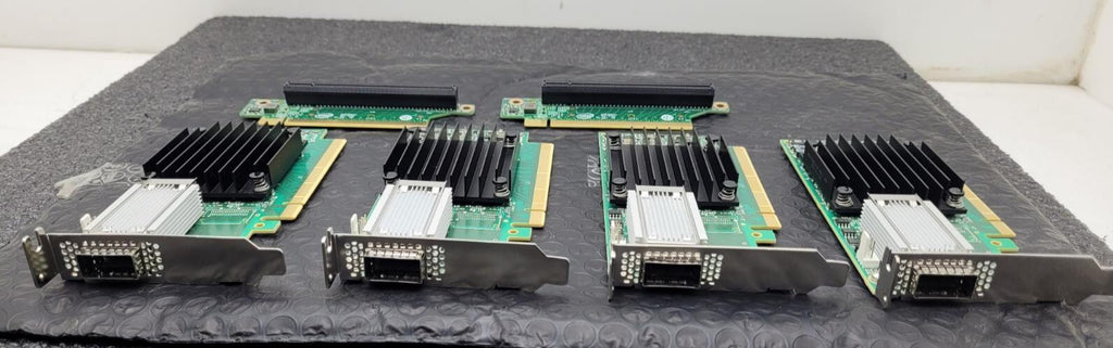 Lot of 4 Mellanox  MCX455A-ECAT  ConnectX-4 VPI EDR IB 100GbE 1-Port QSFP28