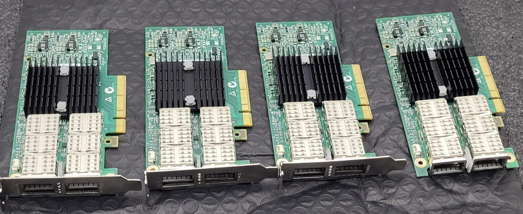 Lot of 4 Mellanox MCX354A-FCBT ConnectX-3 FDR Dual-Port Adapter 40GigE
