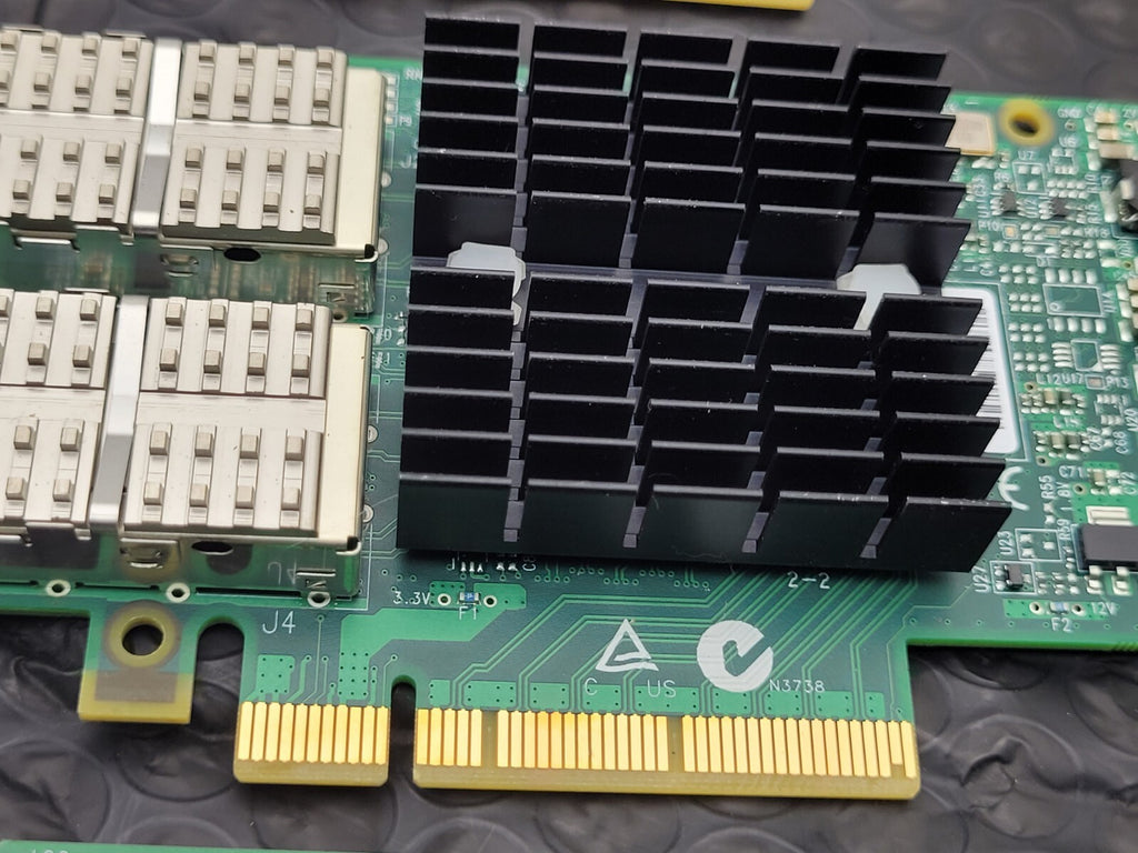 Lot of 4 Mellanox MCX354A-FCBT ConnectX-3 FDR Dual-Port Adapter 40GigE
