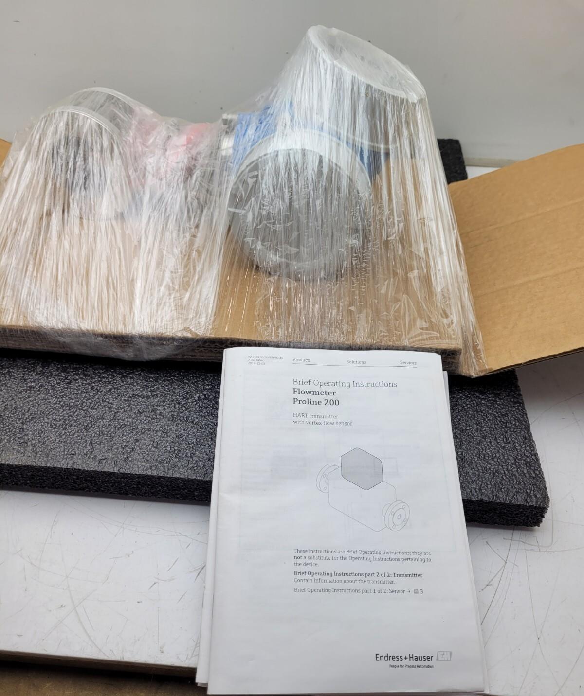 ENDRESS+HAUSER Proline Prowirl 200 Vortex Flow Meter DN50 4-20mA HART 7D2C50 New