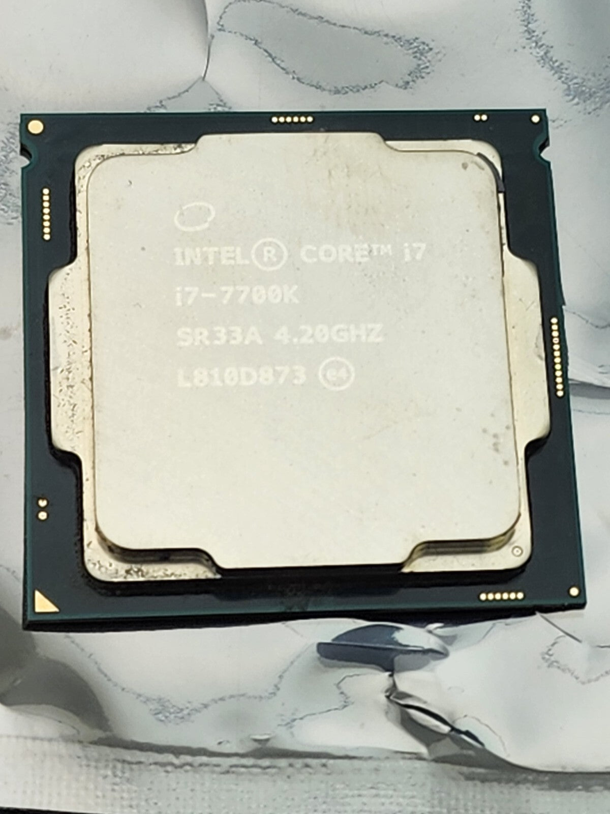 INTEL CORE i7-7700k 4.2GHz CPU QUAD CORE Processor SR33A