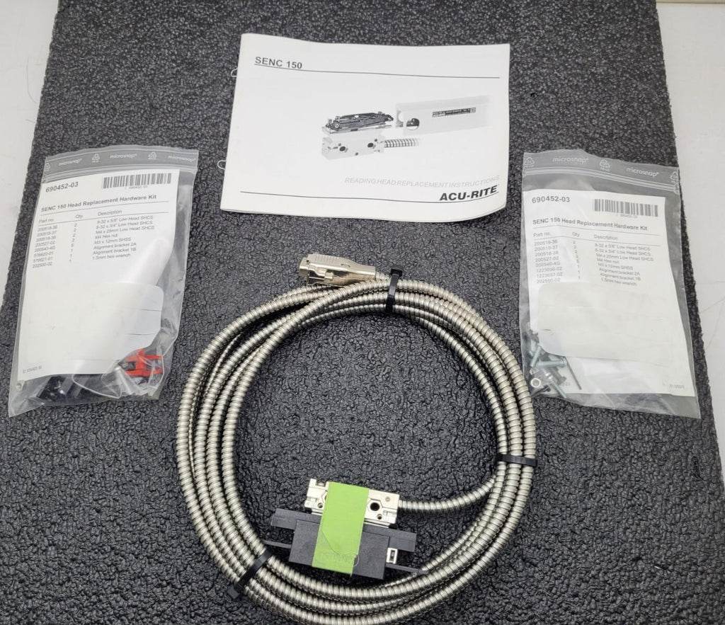 ACU-RITE 158171-01  SENC 150 READER HEAD 5um  T4 ' CABLE Open Box