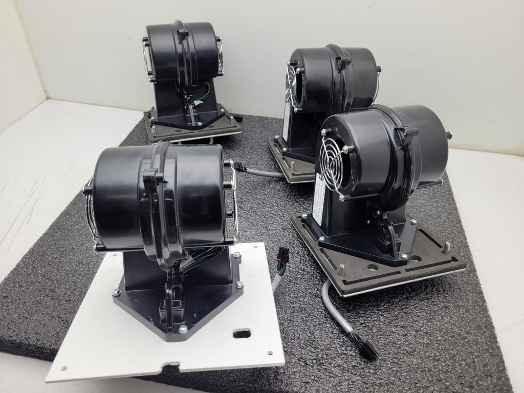 Lot of 4 Squirrel Cage Dual Sided Motor Cooling Fan Phase 2 Space Blower EB1