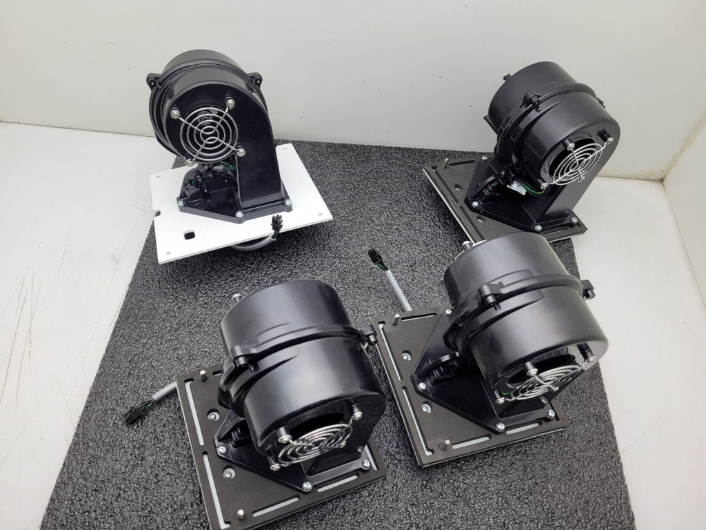 Lot of 4 Squirrel Cage Dual Sided Motor Cooling Fan Phase 2 Space Blower EB1