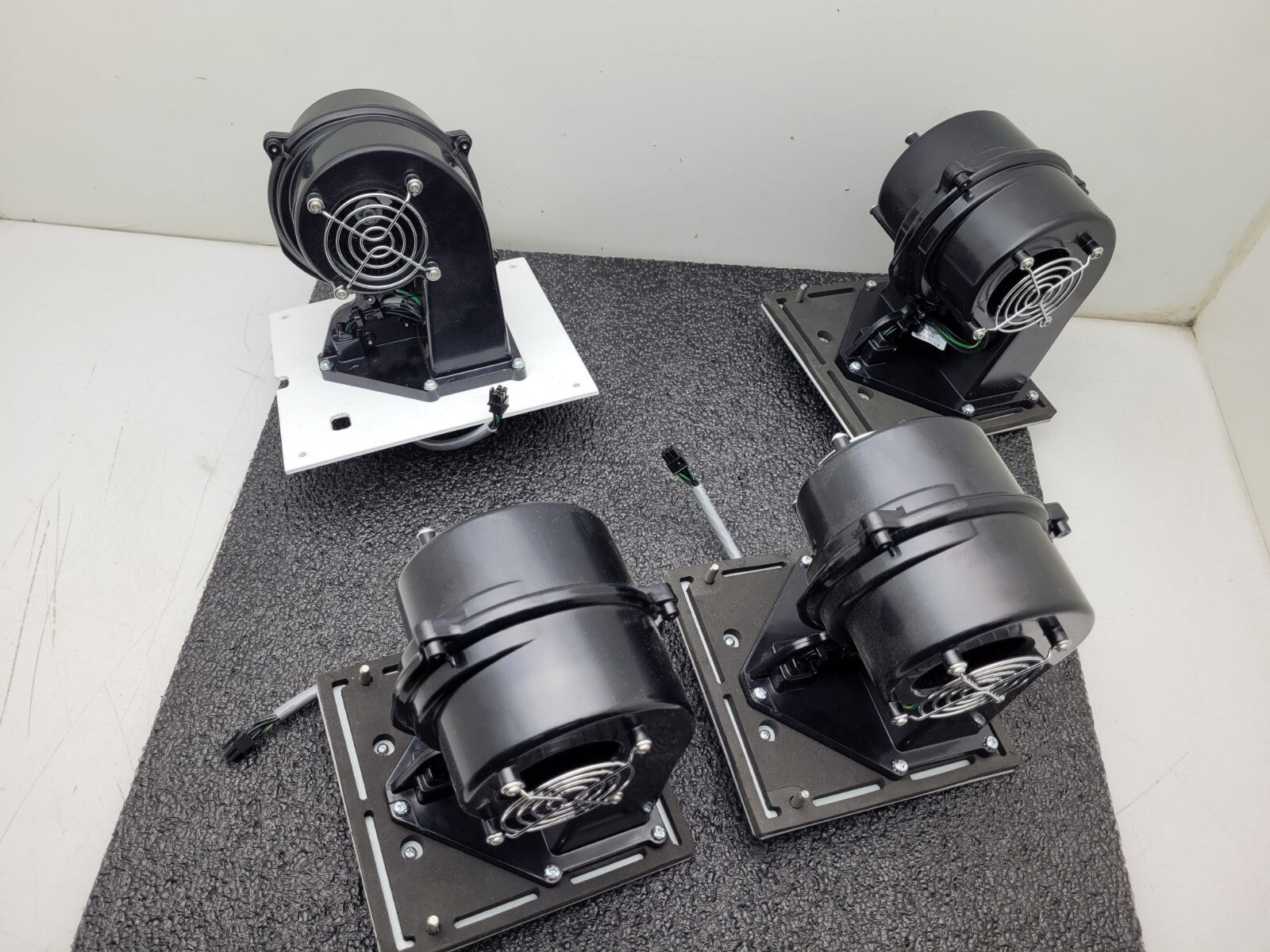 Lot of 4 Squirrel Cage Dual Sided Motor Cooling Fan Phase 2 Space Blower EB1