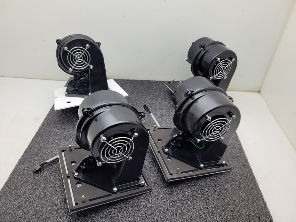 Lot of 4 Squirrel Cage Dual Sided Motor Cooling Fan Phase 2 Space Blower EB1