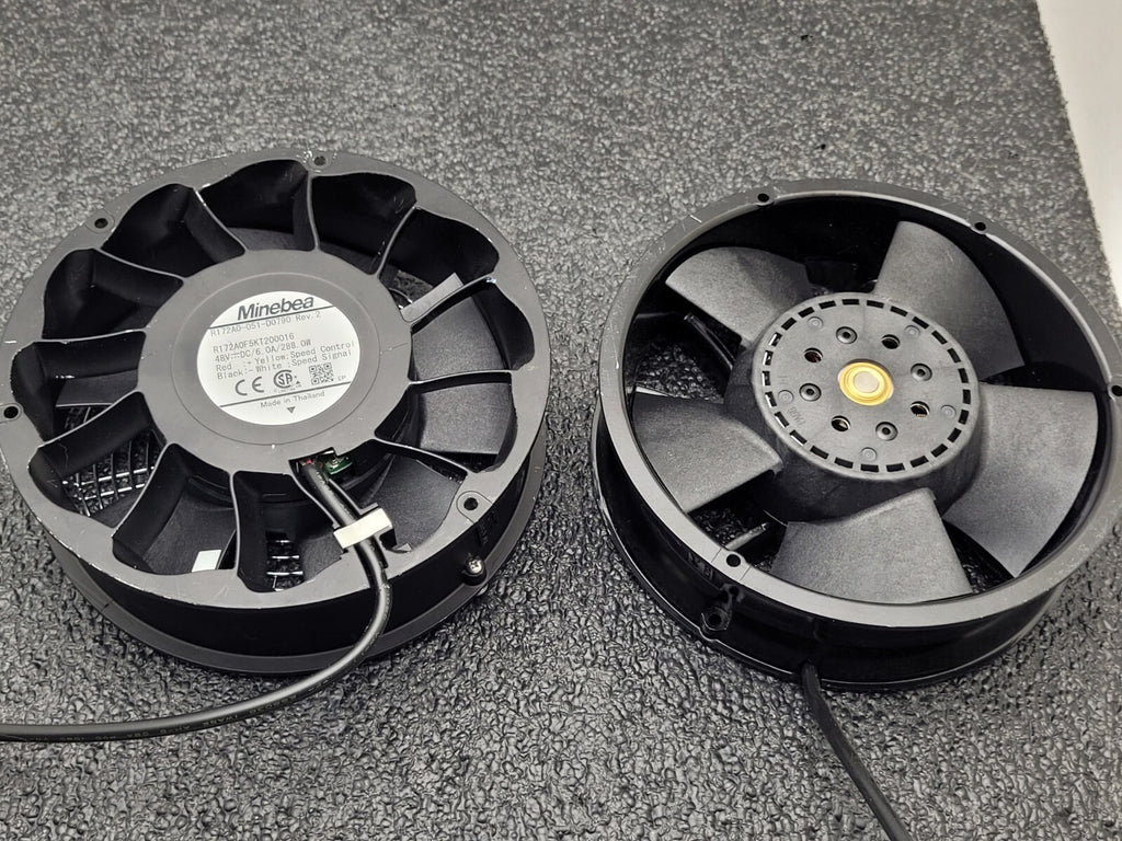 Lot of - 6  Minebea  R172A0-051-D0790 DC48V 6A 288.0W   4-wire cooling fans.