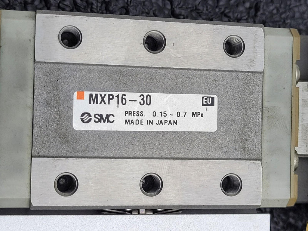 Lot of 10x SMC MXP16-30 100PSI Linear Slide Guide Cylinder D-M9N Sensors Stops