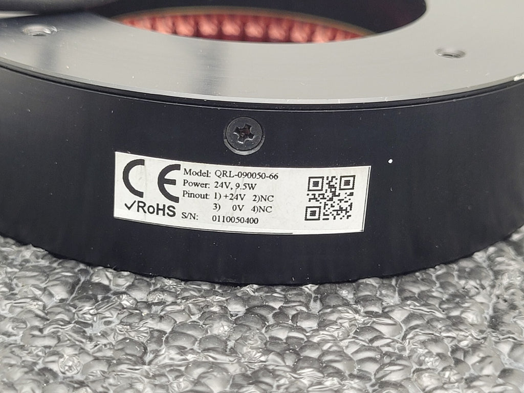 Lot of 3x COGNEX QRL-090050-66 CCS LFR-130K LED LIGHT RING 12V 4.5W