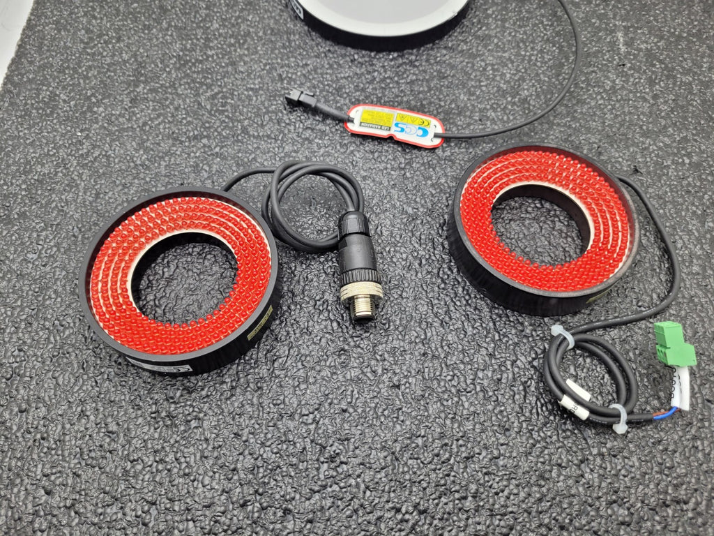 Lot of 3x COGNEX QRL-090050-66 CCS LFR-130K LED LIGHT RING 12V 4.5W