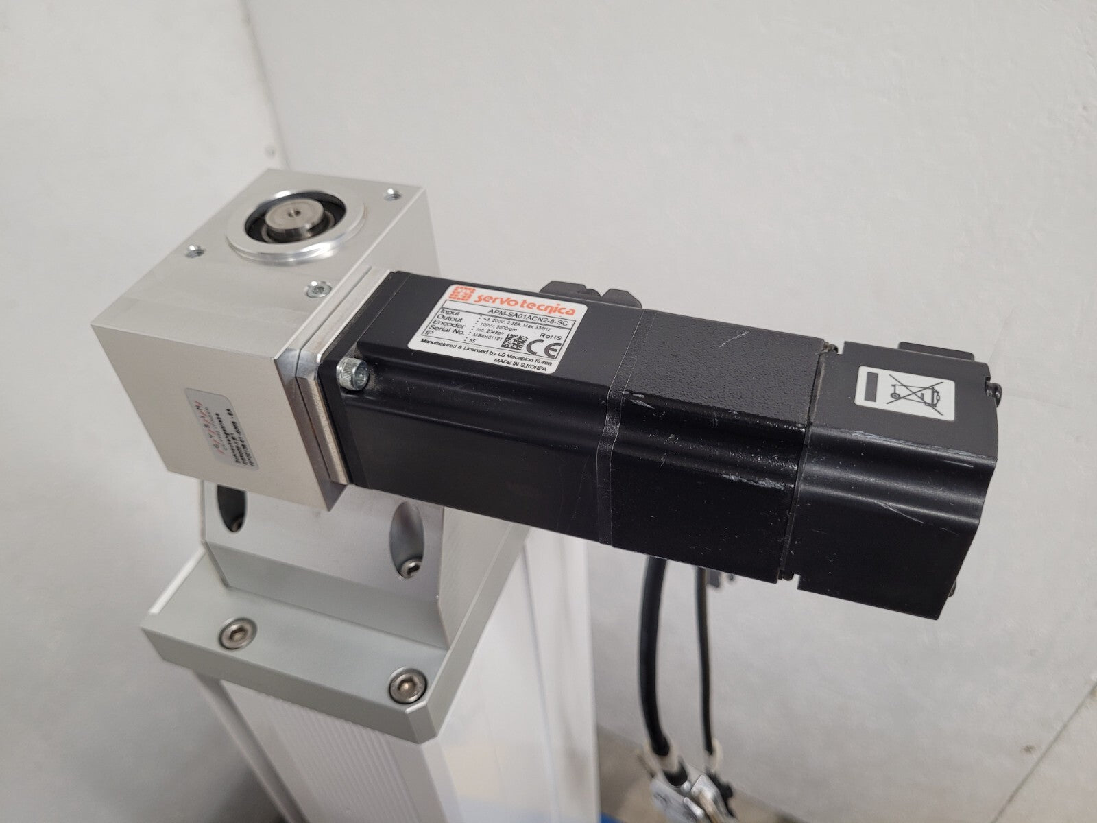 Servo Motor Linear Ball Screw Drive Actuator Wafer Transfer Robot 24" Travel
