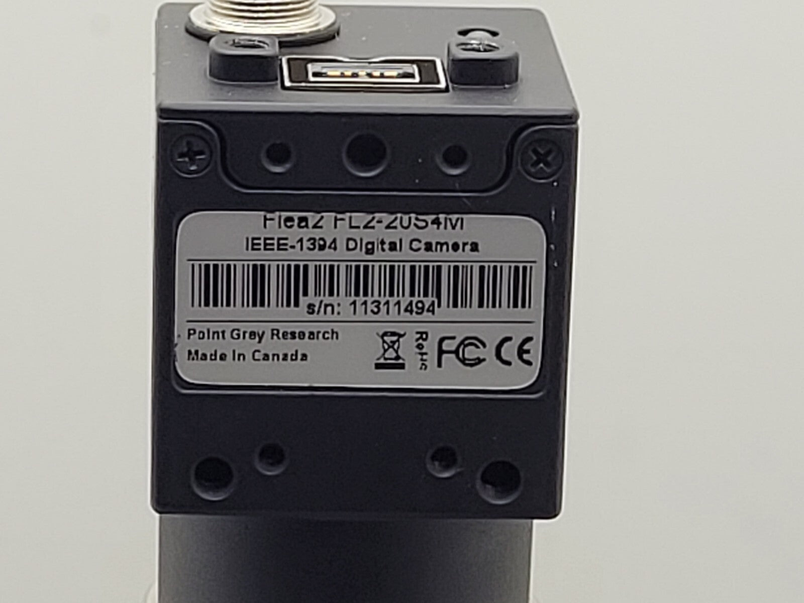 Edmund Optics 56675 0.16x TML HD Telecentric Lens Point Grey Flea2 FL2-20S4M