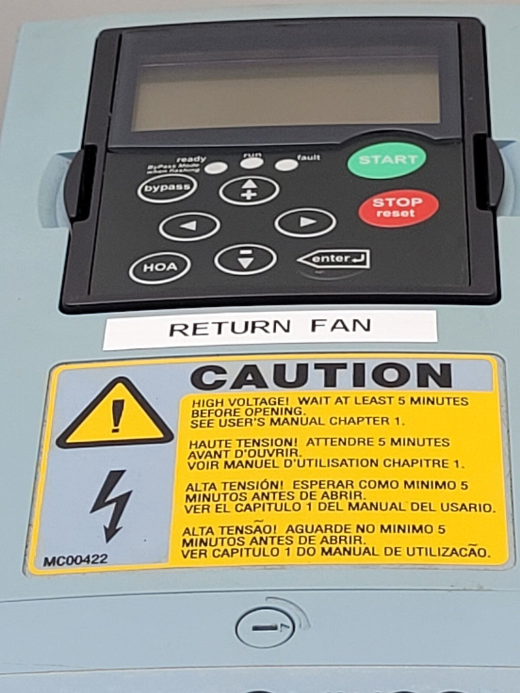 Johnson Controls VSD AC Drive SVX002A1 SVX9000 3HP 3PH 220-240 0-500Hz 11A