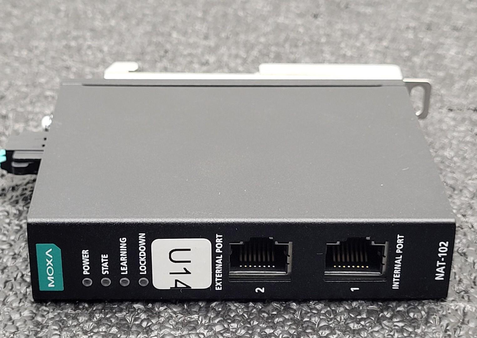 Moxa NAT-102 Industrial NAT Router / 2 Port NAT Device