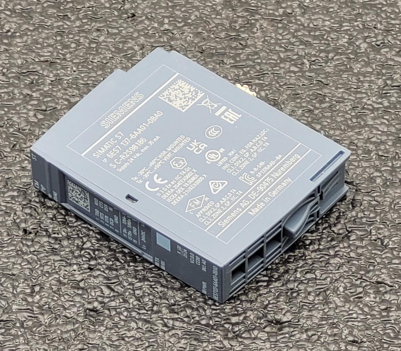 SIEMENS 6ES7 137-6AA01-0BA0 SIMATIC S7 CM PTP COMMUNICATION MODULE