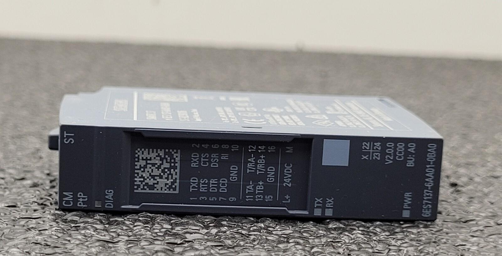SIEMENS 6ES7 137-6AA01-0BA0 SIMATIC S7 CM PTP COMMUNICATION MODULE