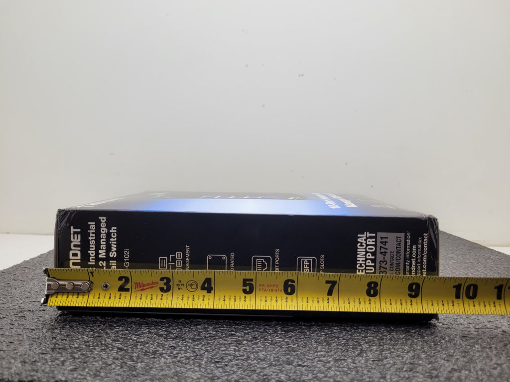 TRENDnet TI-PG102i 10-Port Industrial Gigabit L2 Managed PoE+ DIN-Rail Switch