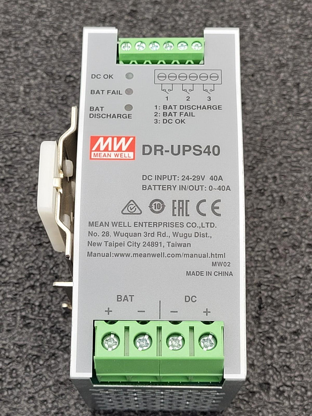 MEAN WELL DR-UPS40 24V 40A Switching Power Supply Battery Charger UPS 24-29V In