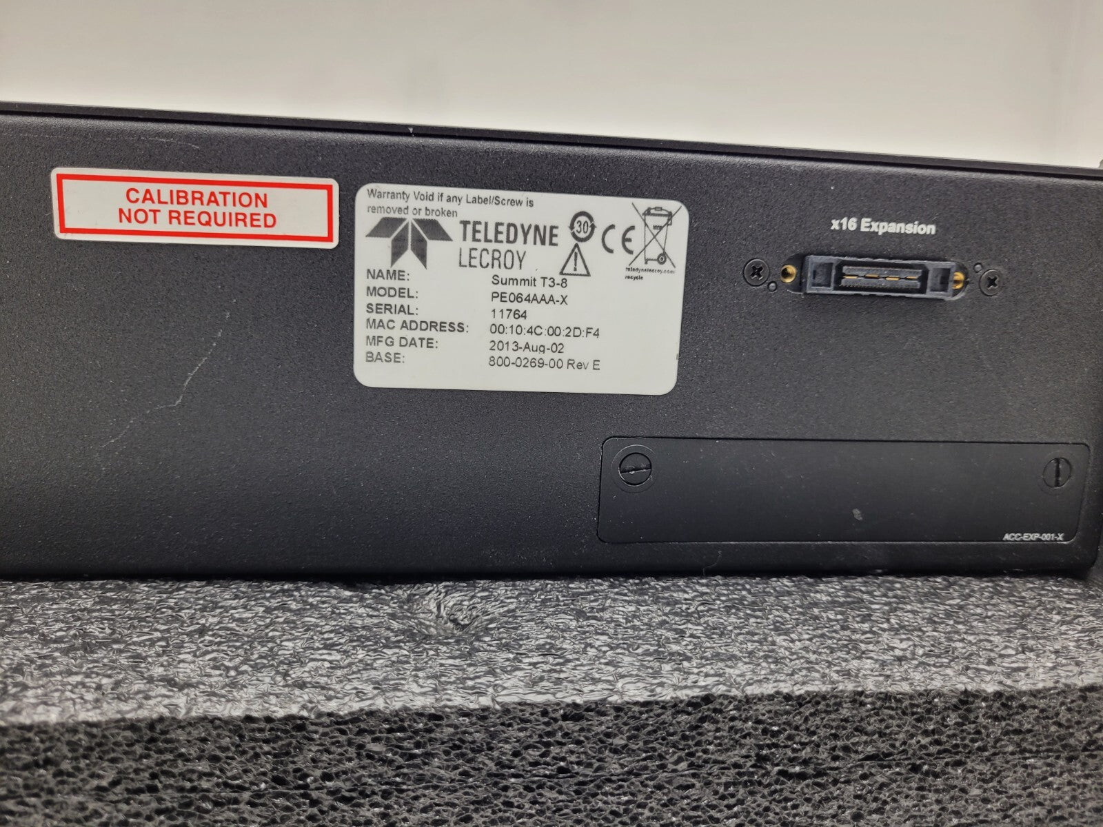 Teledyne LeCroy Summit T3-8 PCI Express Multi‐Lane Protocol Analyzer Unit B